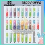 梟客XIAOKE一次性電子菸拋棄式7500口：圖片 2